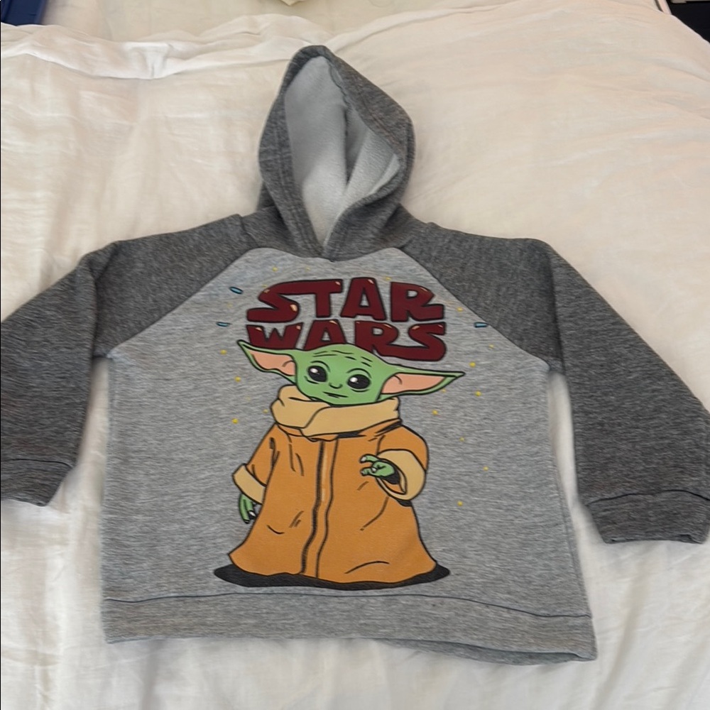Star Wars Kids Gray Hoodie Size 7/8